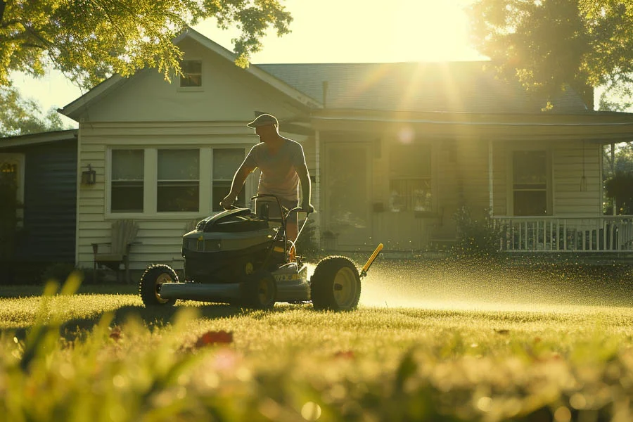 cordless electric self propelled mower